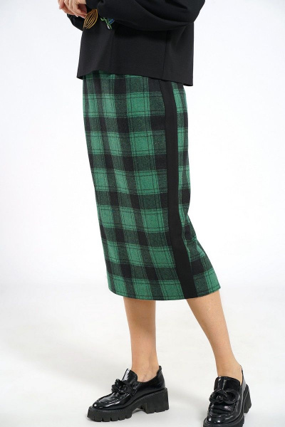 Джемпер, юбка Alani Collection 2021 зеленый - фото 5