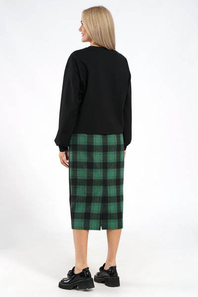 Джемпер, юбка Alani Collection 2021 зеленый - фото 6
