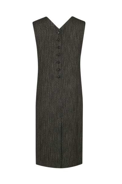 Платье Elema 5К-12893-1-164 тёмно-серый_меланж - фото 6