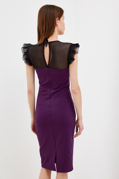 Платье Patriciа NY14761 фиолетовый,черный - фото 3
