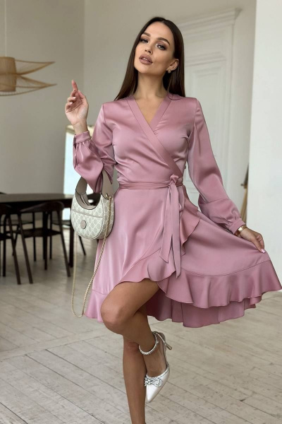 Платье Totallook 22-4-20 розовый - фото 1