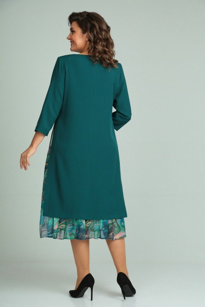 Платье Милора-стиль 758/1 зеленый - фото 2