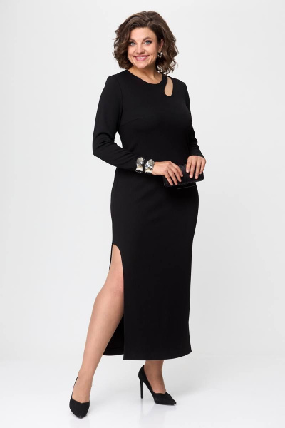Платье Karina deLux M-1175 черный - фото 5
