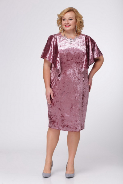 Платье Djerza 1431 розовый - фото 1