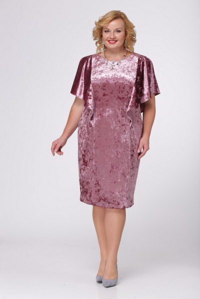 Платье Djerza 1431 розовый - фото 2