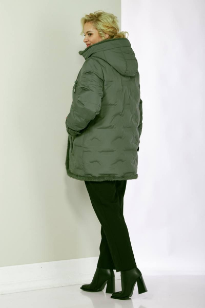 Куртка Shetti 2133 олива - фото 7