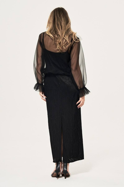Блуза, платье Koketka i K 1097 черный - фото 8