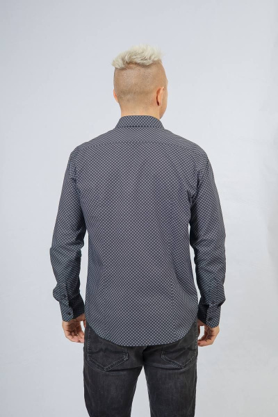 Рубашка Nadex 01-047411/501-23_170-176 черно-серый - фото 8