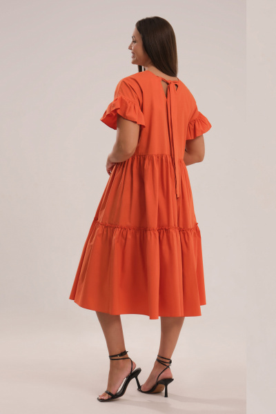 Платье Панда 89580w оранжевый - фото 2