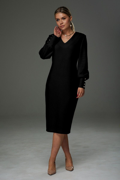 Платье Galean Style 913 черный - фото 3