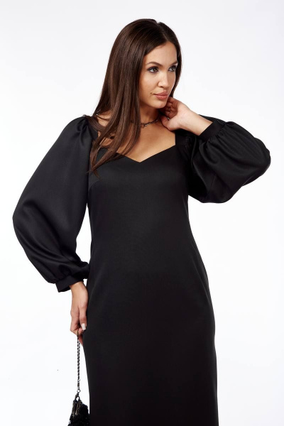 Платье Karina deLux M-1179 черный - фото 6
