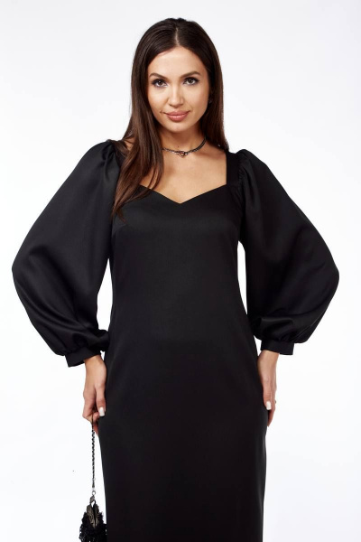 Платье Karina deLux M-1179 черный - фото 5