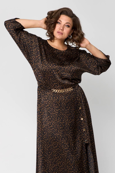 Платье Danaida 2131 леопард - фото 5