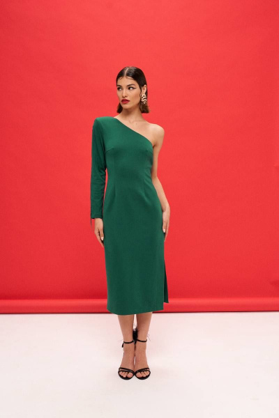 Платье VIZANTI 9388 зеленый - фото 3