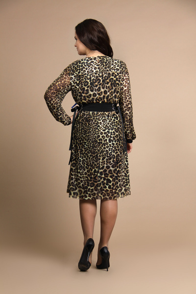 Платье Alani Collection 651 леопард - фото 2
