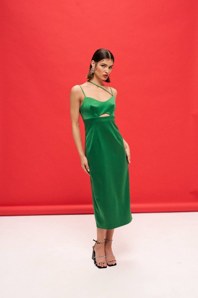 Платье VIZANTI 9392 зеленый - фото 1