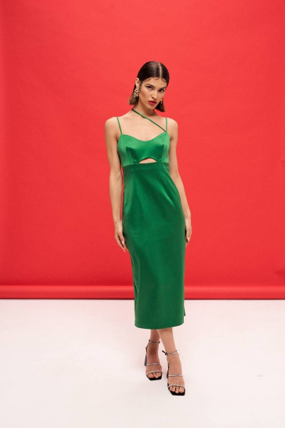 Платье VIZANTI 9392 зеленый - фото 6