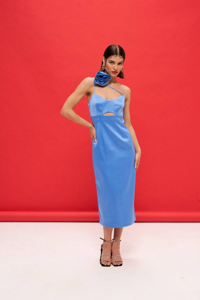 Платье VIZANTI 9392 голубой - фото 1
