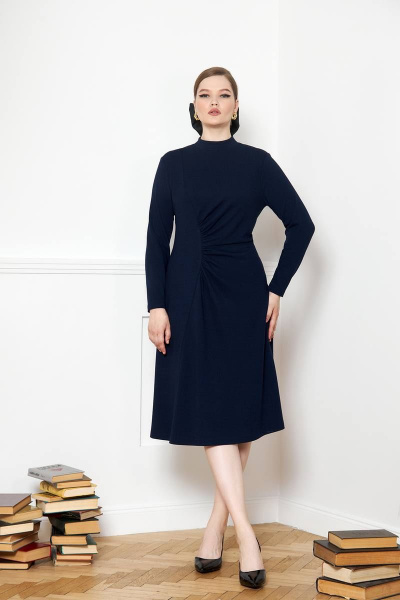 Платье VIZANTI 9305 темно-синий - фото 1