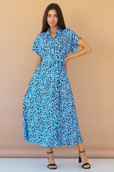 Платье Ivera 1082L голубой - фото 1