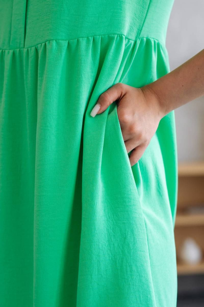Платье Ivera 1119 зеленый - фото 3