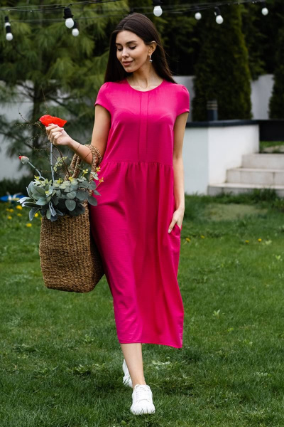 Платье Ivera 1119 розовый - фото 5