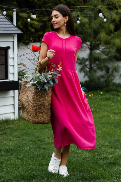Платье Ivera 1119 розовый - фото 3