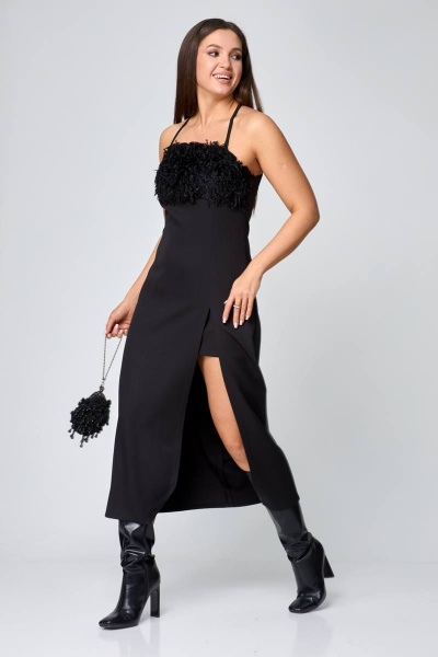 Болеро, платье Karina deLux M-1191 черный - фото 5