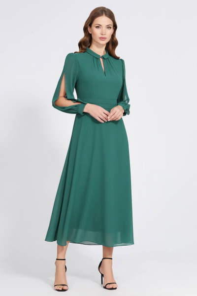 Платье Bazalini 4816 зеленый - фото 1
