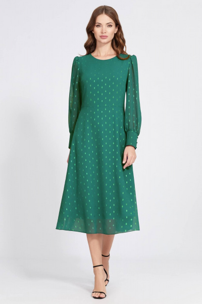 Платье Bazalini 4829 зеленый - фото 1