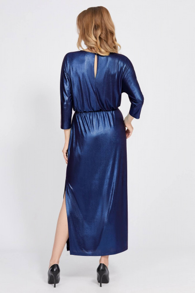 Платье Bazalini 4851 синий - фото 2