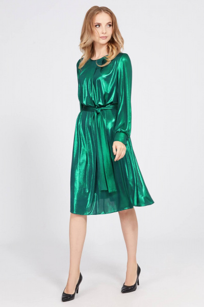 Платье Bazalini 4855 зеленый - фото 1