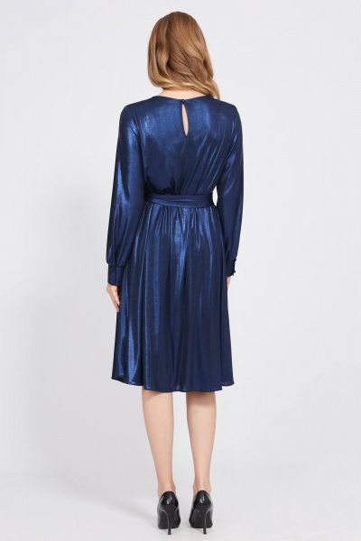 Платье Bazalini 4855 синий - фото 2