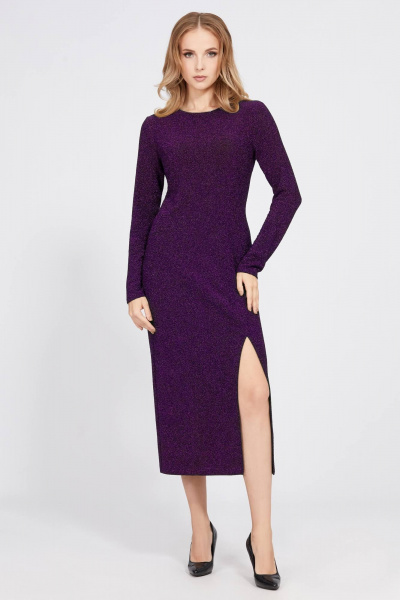 Платье Bazalini 4856 фиолетовый - фото 1