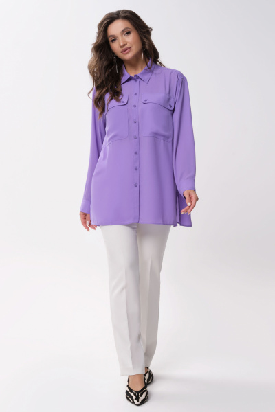 Блуза Панда 168140w фиолетовый - фото 1