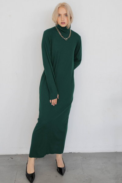 Платье ULLA 46Р зеленый - фото 5