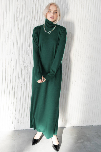Платье ULLA 46Р зеленый - фото 4