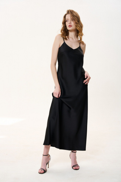 Платье FLAIM 1032.01 черный - фото 1