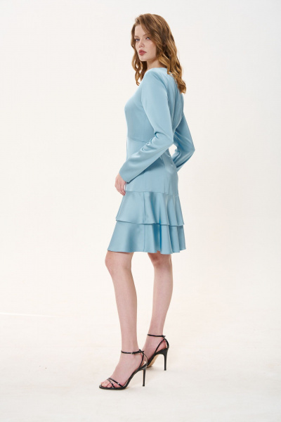 Платье FLAIM 1033 голубой - фото 10