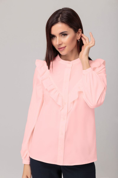 Блуза Anelli 814 розовый - фото 1