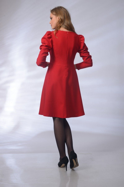 Платье MAX 4-067 красный - фото 6