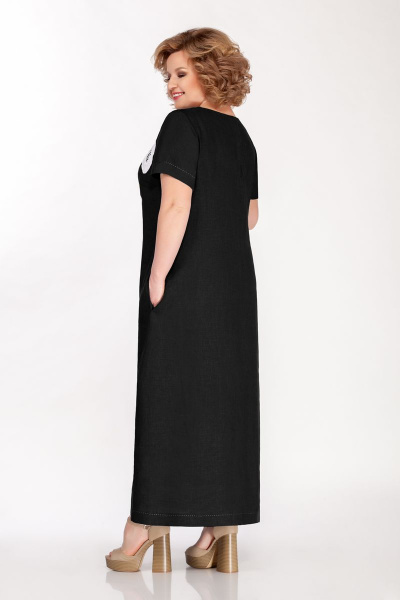 Платье GALEREJA 610 черный - фото 2