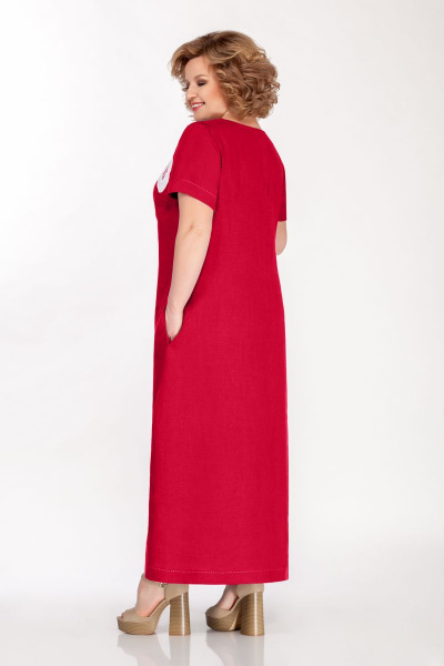 Платье GALEREJA 610 красный - фото 2