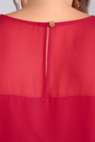 Платье БагираАнТа 923 красный - фото 5