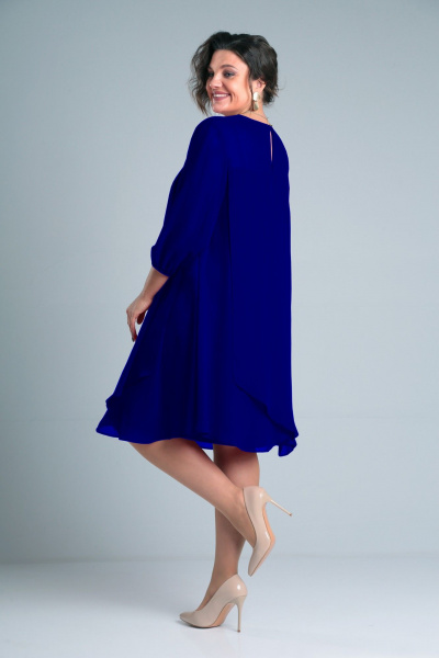 Платье БагираАнТа 923 синий - фото 4