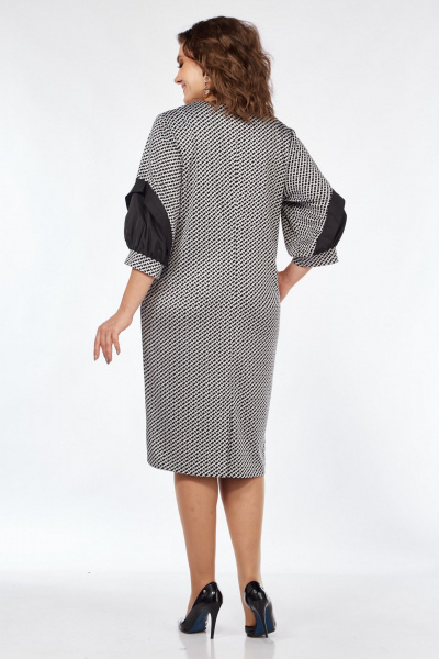Платье Matini 3.1702 серый+черный - фото 12