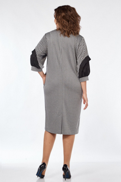 Платье Matini 3.1702 серый+черный - фото 11