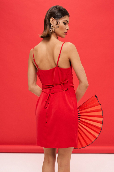 Платье VIZANTI 9390 красный - фото 17