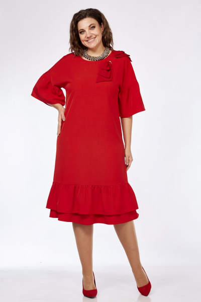 Платье Solomeya Lux 962 красный - фото 12