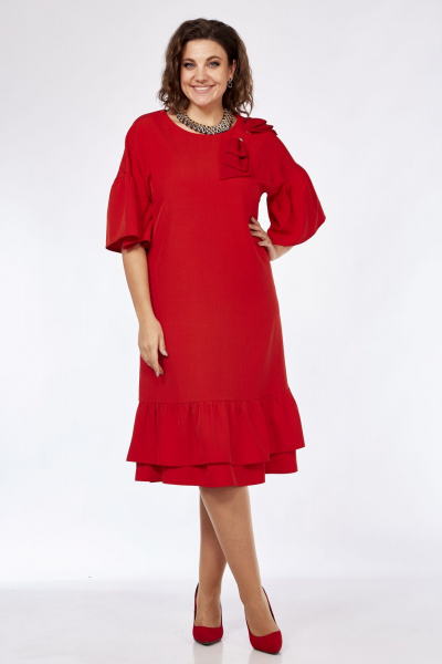 Платье Solomeya Lux 962 красный - фото 11
